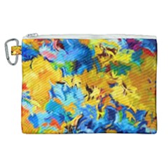 Abstract Art Canvas Cosmetic Bag (xl) by gasi