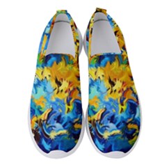 Abstract Art Women s Slip On Sneakers by gasi