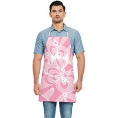 Pink Zendoodle Kitchen Apron by Mazipoodles