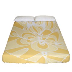 Amber Zendoodle Fitted Sheet (queen Size) by Mazipoodles