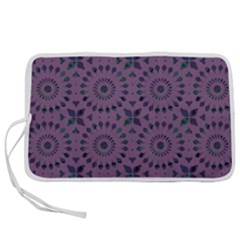 Kaleidoscope Scottish Violet Pen Storage Case (l) by Mazipoodles