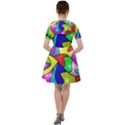 Colorful abstract art Sailor Dress View2