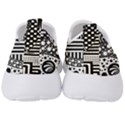 Black and white design Men s Slip On Sneakers View4