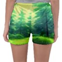 Anime Forrest Nature Fantasy Sunset Trees Woods Sleepwear Shorts View2