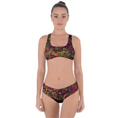 Background Graphic Beautiful Wallpaper Criss Cross Bikini Set by Uceng