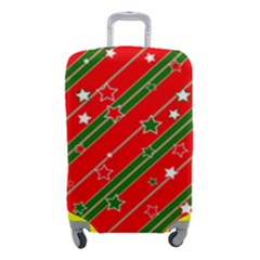 Christmas Paper Star Texture Luggage Cover (small) by Uceng