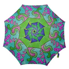 Colorful Stylish Design Hook Handle Umbrellas (large) by gasi