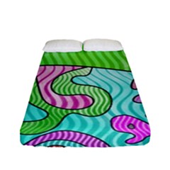 Colorful Stylish Design Fitted Sheet (full/ Double Size) by gasi