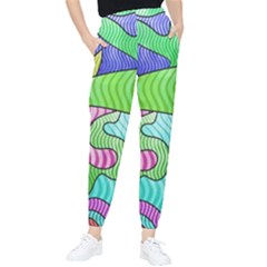 Colorful Stylish Design Tapered Pants by gasi