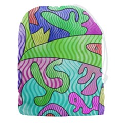 Colorful Stylish Design Drawstring Pouch (3xl) by gasi