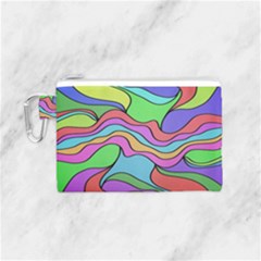Colorful Stylish Design Canvas Cosmetic Bag (small) by gasi