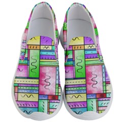 Colorful Pattern Men s Lightweight Slip Ons by gasi