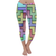 Colorful Stylish Design Capri Winter Leggings  by gasi
