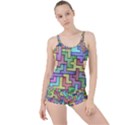 Colorful stylish design Boyleg Tankini Set  View1