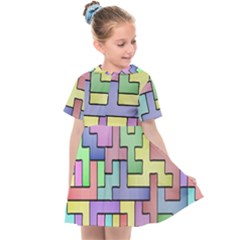 Colorful Stylish Design Kids  Sailor Dress by gasi