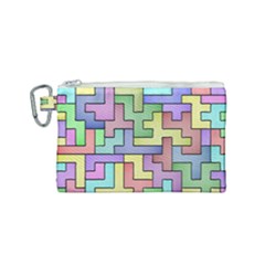 Colorful Stylish Design Canvas Cosmetic Bag (small) by gasi