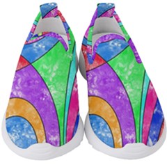 Colorful Stylish Design Kids  Slip On Sneakers by gasi