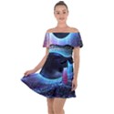 Digitalgalaxy Off Shoulder Velour Dress View1