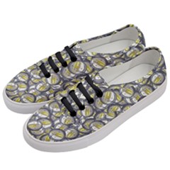 Gong Instrument Motif Pattern Women s Classic Low Top Sneakers by dflcprintsclothing