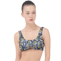 Gong Instrument Motif Pattern The Little Details Bikini Top by dflcprintsclothing
