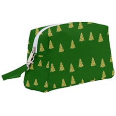 Green Christmas Trees Green Wristlet Pouch Bag (large) by TetiBright