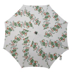 Background Ornamental Pattern Graphic Seamless Hook Handle Umbrellas (small) by Pakemis