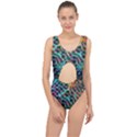 Fractal Abstract Waves Background Wallpaper Center Cut Out Swimsuit View1