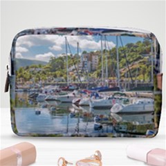 Piriapolis City Port, Maldonado, Uruguay Make Up Pouch (medium) by dflcprintsclothing