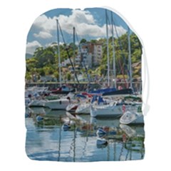 Piriapolis City Port, Maldonado, Uruguay Drawstring Pouch (3xl) by dflcprintsclothing