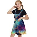 Abstract Galactic Kids  Apron Dress View2