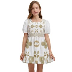 Im Fourth Dimension Mintme Kids  Short Sleeve Dolly Dress by imanmulyana