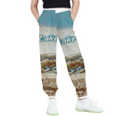 Malcesine Castle On Lake Garda Kids  Elastic Waist Pants by ConteMonfrey