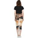 Let`s Make Pizza Inside Out Lightweight Velour Capri Leggings  View2