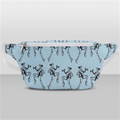 Jogging Lady On Blue Waist Bag  by TetiBright