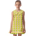 Floral Kids  Pilgrim Collar Ruffle Hem Dress View1