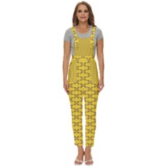 Pattern Women s Pinafore Overalls Jumpsuit by Sparkle