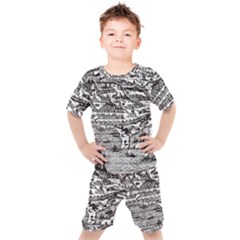 Old Civilization Kids  Tee And Shorts Set by ConteMonfrey