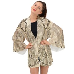 Mapa Mundi - 1774 Long Sleeve Kimono by ConteMonfrey