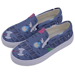 Dnd Kids  Canvas Slip Ons by NerdySparkleGoth