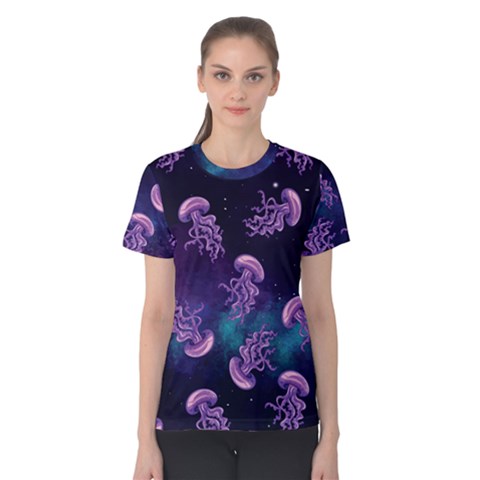 Galaxy Jellyfish Women s Cotton Tee by ALIXE