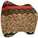 Ethnic-tribal-pattern-background Velour Head Support Cushion View3