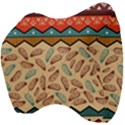 Ethnic-tribal-pattern-background Velour Head Support Cushion View4