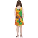 Retro colors puzzle pieces                                                                        Kids  Lightweight Sleeveless Dress View2