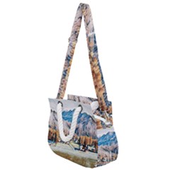 Trentino Alto Adige, Italy  Rope Handles Shoulder Strap Bag by ConteMonfrey