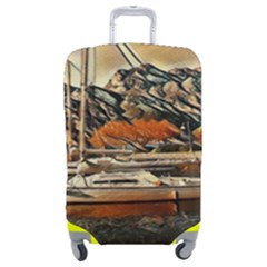 Art Boats Garda, Italy  Luggage Cover (medium) by ConteMonfrey
