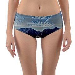 Lake In Italy Reversible Mid-waist Bikini Bottoms by ConteMonfrey