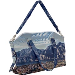 Lake In Italy Canvas Crossbody Bag by ConteMonfrey