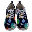 Space Galaxy Seamless Background Women Athletic Shoes View1