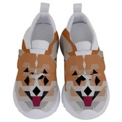 Cardigan Corgi Face Kids  Velcro No Lace Shoes by wagnerps