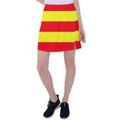 Aust Agder Flag Tennis Skirt by tony4urban